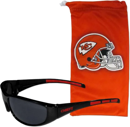 Miniatura 16 de Siskiyou NFL Unisex Wrap Sunglasses and Bag Set