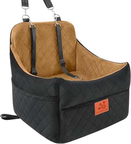 Miniatura 15 de GL GLENSLAVE Asiento de automóvil para perros pequeños/medianos, asientos elevadores de automóvil con cojín grueso para perros de menos de 35