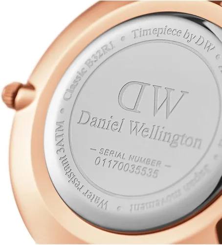Miniatura 5 de Daniel Wellington Reloj Petite Durham correa de cuero marrón americano