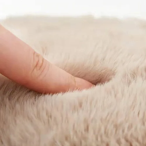 Miniatura 5 de MOJUN Almohada redonda de felpa de 11 pulgadas, almohada decorativa de bola gris, cojín de suelo, almohada de esfera para silla, sofá, dormitorio