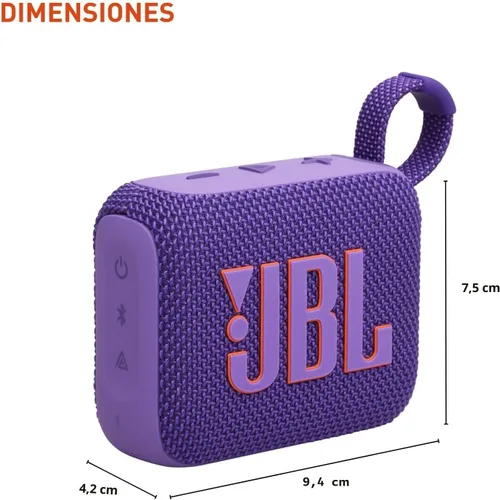 Miniatura 3 de JBL Go 4 - Bocina Bluetooth ultraportátil, impermeable y a prueba de polvo, gran sonido JBL Pro con graves impactantes, batería incorporada de 7