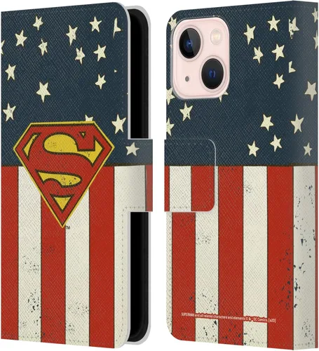Miniatura 92 de Head Case Designs Funda de piel con licencia oficial de Superman DC Comics con logotipos negros y rojos compatible con Apple iPhone 11