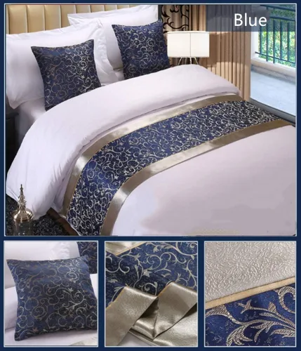 Miniatura 2 de Twelve Funda de almohada floral azul de 2 piezas, funda de almohada para el hogar, hotel, cama, sofá, funda de cojín, decoración