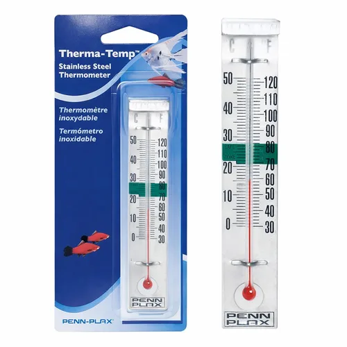 Miniatura 9 de PENN-PLAX Termómetro flotante Therma-Temp para acuario, sin mercurio, seguro para peces de agua dulce y salada
