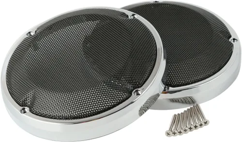 Miniatura 9 de Kit inferior de carenado ventilado negro vívido con altavoces y rejillas de 6.5 pulgadas para Harley Touring Road King Electra Street Glide