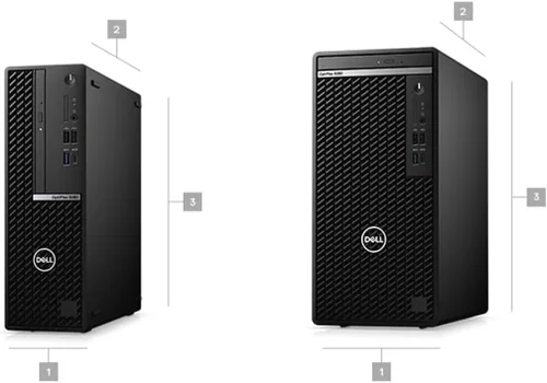 Dell Optiplex 5080 SFF Desktop | Core i7-10700 - Disco duro SSD de 512 GB - 16 GB de RAM | 8 núcleos @ 4.8 GHz Win 11 Pro Negro (renovado)