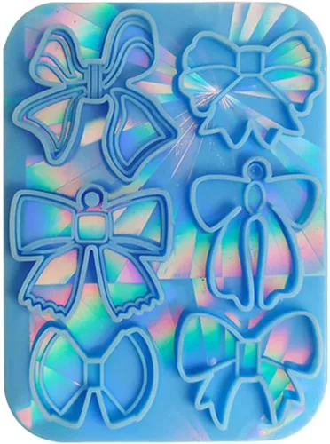 Lindos aretes de molde de resina epoxi molde de fundición de resina epoxi molde de silicona para bricolaje llavero joyería manualidades