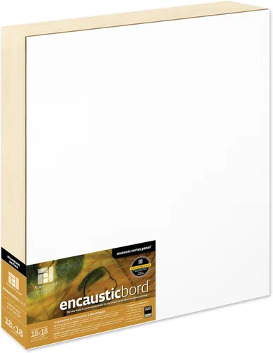 Miniatura 56 de Ampersand Art Supply Panel de pintura de madera: Serie Museo Encausticbord, 7/8 pulgadas de profundidad, 8 "x 10" Profundidad de 7/8 pulgadas