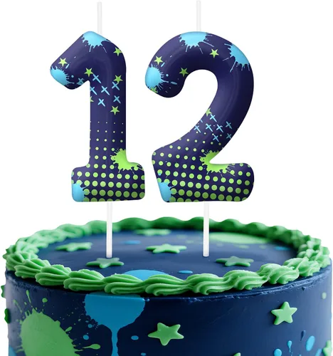 Miniatura 52 de Velas de cumpleaños con el número 0 de béisbol, decoración de pastel con temática de béisbol para niños y niñas, decoraciones de pasteles