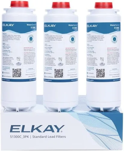 Elkay WaterSentry 51300C - Filtro con certificación NSF/ANSI de microplásticos (3 unidades)