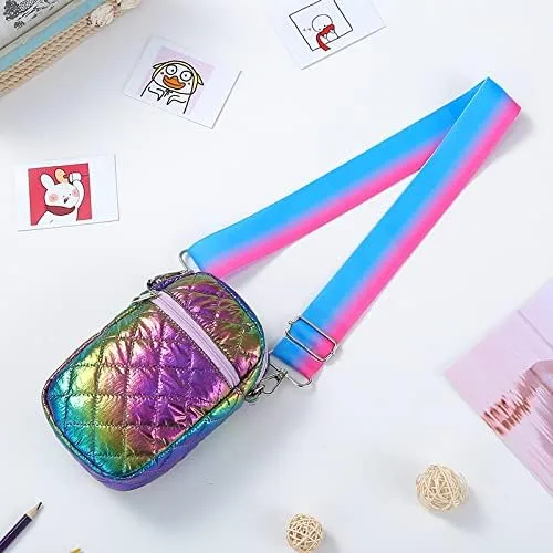 Miniatura 2 de AOCINA Bolso cruzado para niñas, bonitos bolsos Kawaii para mujeres, regalos para adolescentes, niñas, niños y mujeres (regalos para mamá e hija)