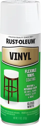 Rust-Oleum 1911830 - Pintura en aerosol especial para vinilo, 12 oz, color blanco