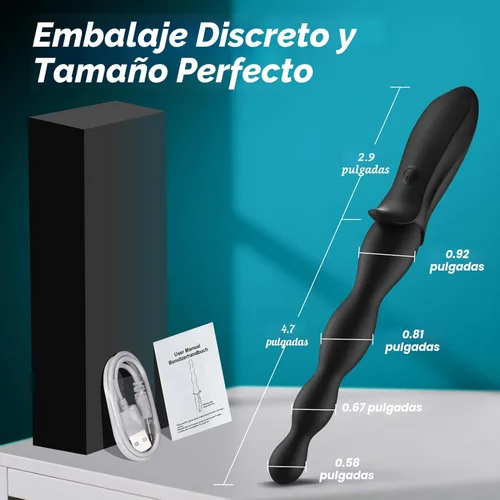Miniatura 6 de Enchufe anal vibratorio para principiantes, juguete sexual para adultos, para hombres, mujeres, parejas, masajeador de próstata de silicona flexible
