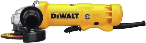 Miniatura 2 de DEWALT Amoladora angular, 4-1/2 pulgadas, 11 amperios, 11,000 RPM, con sistema de eyección de polvo, con cable (DWE402W)