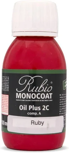 Miniatura 108 de Rubio Monocoat Muestra de Acabado de Aceite para Madera - Puro Aceite Plus Parte A Aceite de Linaza de Secado Rápido y Ecológico para Uso Pure