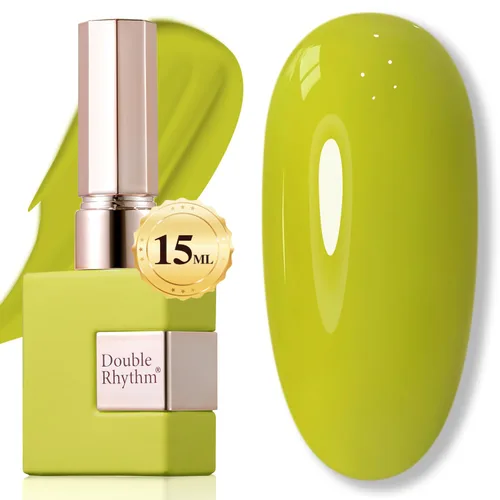 Miniatura 11 de Double Rhythm 15ml de esmalte de uñas en gel, color puro, mismo color, misma botella, esmalte de uñas de remoción para arte de manicura en salón