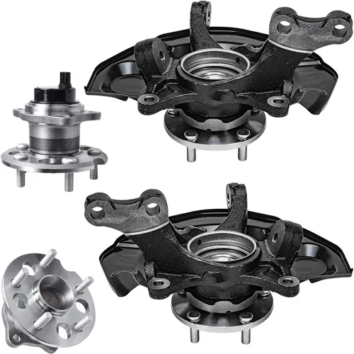 Miniatura 77 de Detroit Axle - Kit de extremo delantero RWD para Chrysler 300 Dodge Challenger Charger Upper Lower Control Arms rótulas de rodamiento de rueda Bujes