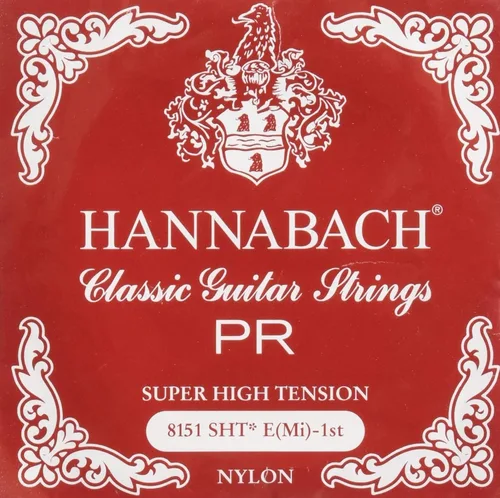 Miniatura 27 de Cuerdas para guitarra clásica Series 815 High tension Silver special E1 single string