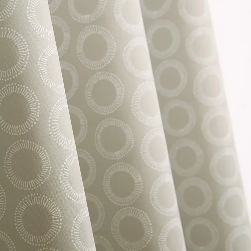 Miniatura 3 de Deconovo Cortinas opacas con bolsillo para barra, para Ktichen, 52 x 95 pulgadas, color beige