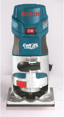 Miniatura 7 de BOSCH PR20EVS Colt - Router de palma de velocidad variable de 1.0 HP - Motor de 5.6 amperios, arranque suave, circuito de respuesta constante