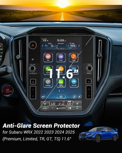 Miniatura 2 de Protector de pantalla antirreflejos mate de 11.6 pulgadas para Subaru WRX 2022 2023 2024 2025 2026 (Premium/Limited/TR/GT/TS) Subaru Media System