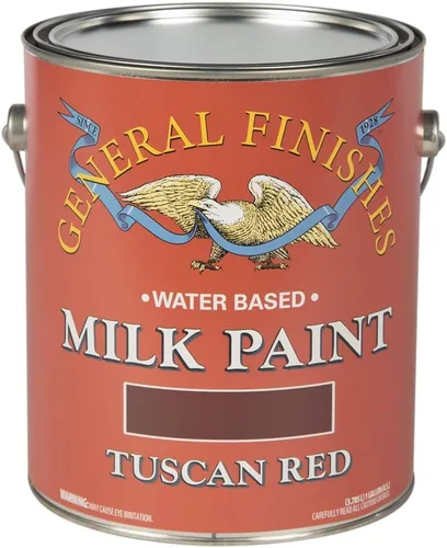 Miniatura 23 de General Finishes Pintura de leche a base de agua, 1 cuarto de galón, lino