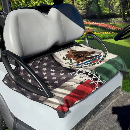 Miniatura 40 de Yewattles Universal personalizado carrito de golf cubierta de asiento de verano al aire libre Anti-caliente Club Coche Coche Manta Green Lawn Golf