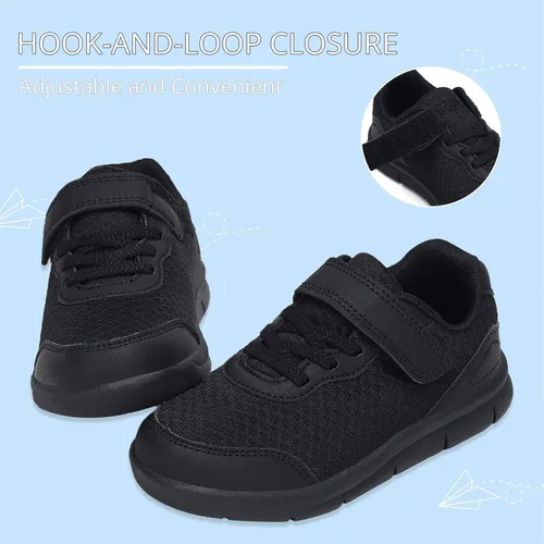Miniatura 5 de Xingfujie Zapatos deportivos para niños y niñas, zapatos de tenis para correr y caminar