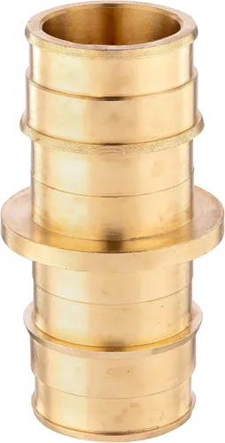 Miniatura 3 de Paquete de 2 accesorios de latón EFIELD Pex A de expansión de flujo completo, acoplamiento recto de 1 x 1 pulgada, solo para conexión de tubería
