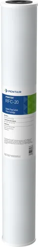 Miniatura 12 de Pentair Pentek RFC-20BB Filtro de Agua de Carbón Big Blue, 20 Pulgadas, Cartucho de Repuesto de Carbón de Flujo Radial de Servicio Pesado para Toda