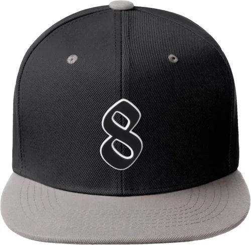 Miniatura 210 de Daxton Gorra clásica con visera de billete plano con letras del alfabeto inglés antiguo de la A a la Z
