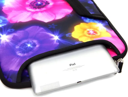 Miniatura 4 de 15,6 pulgadas portátil bolsa de hombro caso manga para 14 15 "15,6 pulgadas HP/Dell/Lenovo colorido flor
