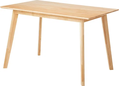 Amazon Basics Mesa de comedor rectangular de madera maciza con certificación FSC, fácil de montar, 29.5 pulgadas de profundidad x 47.2 pulgadas de