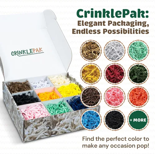 Miniatura 8 de Relleno de papel arrugado de 10 libras fabricado en EE. UU. Relleno de papel triturado para embalajes de envío, envoltorios de regalo, excelente