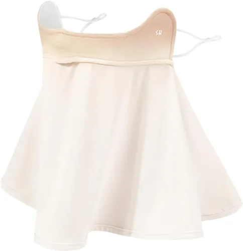 Miniatura 15 de WRELS UPF 50+ Unisex Cubrecara Transpirable y Refrescante con Protección UV para el Sol, con Elástico para las Orejas, Bufanda para el Cuello
