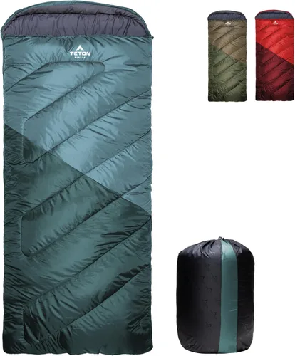 Miniatura 8 de Teton Celsius XXL Sleeping Bag, Cold Weather Sleeping Bags for Adults and Kids, Camping Made Easy and Warm. Compression Sack Included, 35F, 25F, 0F