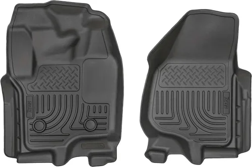 Miniatura 15 de Husky Liners Tapetes Weatherbeater Compatible con Ford F-250/F-350 doble cabina SOLO 2011-2016 Fila 2, 1 pieza, negro - 19701