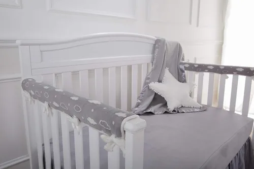Miniatura 5 de TL Care Heavenly Soft - Sábana bajera ajustable de felpilla para cuna, de 28 x 52 pulgadas, cálida y acogedora, color gris, para niños y niñas, se