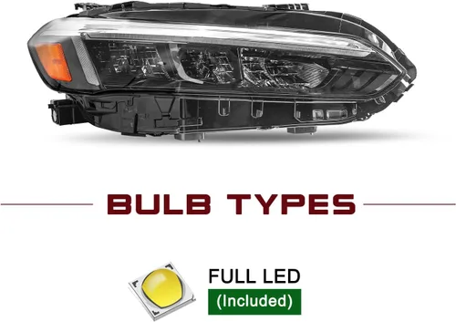 Miniatura 2 de JSBOYAT Conjunto de faros delanteros LED completos con LED DRL para Honda Civic OEM 2022 2023 2024 2025 Reemplazo del faro delantero del proyector