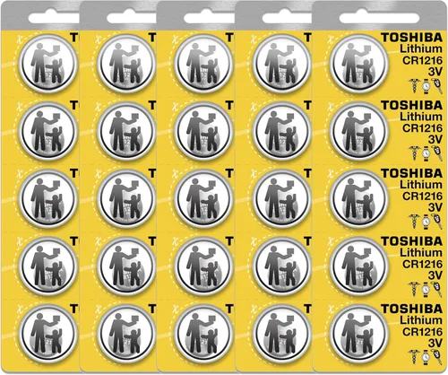 Miniatura 17 de Toshiba Batería CR1216 3V Litio Moneda Celda (15 Baterías)
