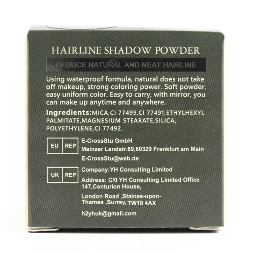 Miniatura 9 de Polvo de retoque de raíz, polvo de cobertura rápida de línea capilar gris para mujeres y hombres, de larga duración y cobertura natural, compacto