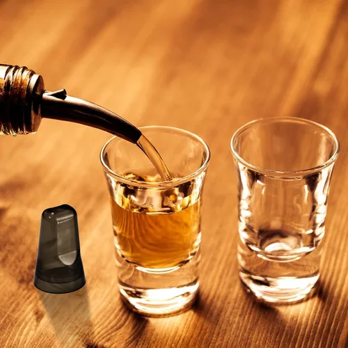 Miniatura 4 de Chengu 36 fundas para botellas de licor, tapas de boquilla para botellas, dispensador universal de vertido, tapas de boquilla de goma de silicona