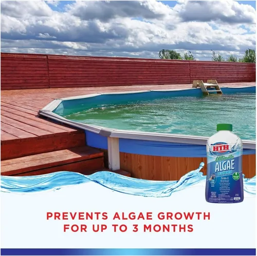 Miniatura 3 de HTH 67033 Ultimate Algae Guard - Limpiador de algicidas para piscina, 1 cuarto de galón