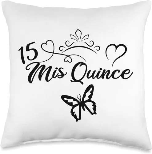 Quinceanera Mis 15 Anos 15th Membrillo Almohada