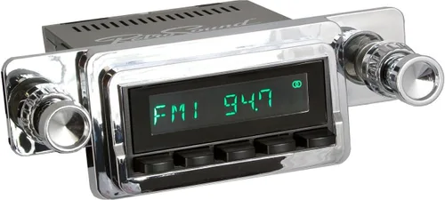 Miniatura 4 de Retro Manufacturing LB-125-04-74-B Radio de larga playa (1964-66 Ford Mustang)