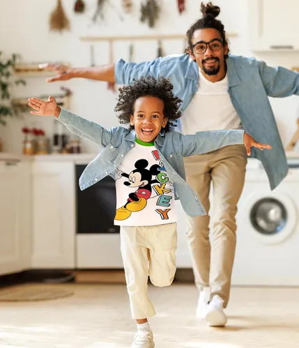 Miniatura 5 de Disney Camiseta de Mickey Mouse (juegos) Donald Duck Goofy Plutón Graphic Fantasia Outfit Tee Bebé Niños Pequeños Cumpleaños a Niños Ropa