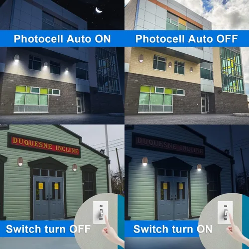 Miniatura 3 de Luz de emergencia LED con respaldo de batería y sensor de fotocélula, diagnóstico de autoprueba impermeable, accesorios de emergencia LED