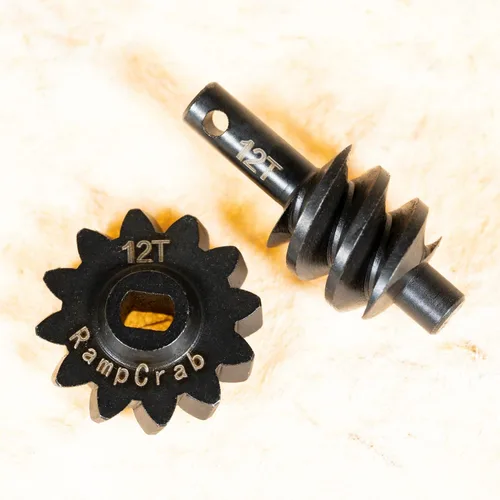Miniatura 2 de Overdrive - Juego de engranajes diferenciales 12T, acero endurecido, 1/24, piezas de actualización para Axial SCX24 Bronco Deadbolt JLU B-17