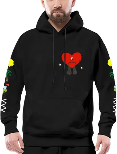 Miniatura 4 de WUFCIBV Sudaderas con capucha con estampado de música, sudaderas novedosas para hombres y mujeres con capucha casual