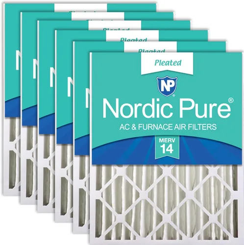 Miniatura 41 de Nordic Pure 12 x 24 x 4 (tamaño real: 11 1/2 x 23 3/8 x 3 5/8) de carbono puro plisado para reducción de olores Merv 8, filtro para horno, 1 paquete